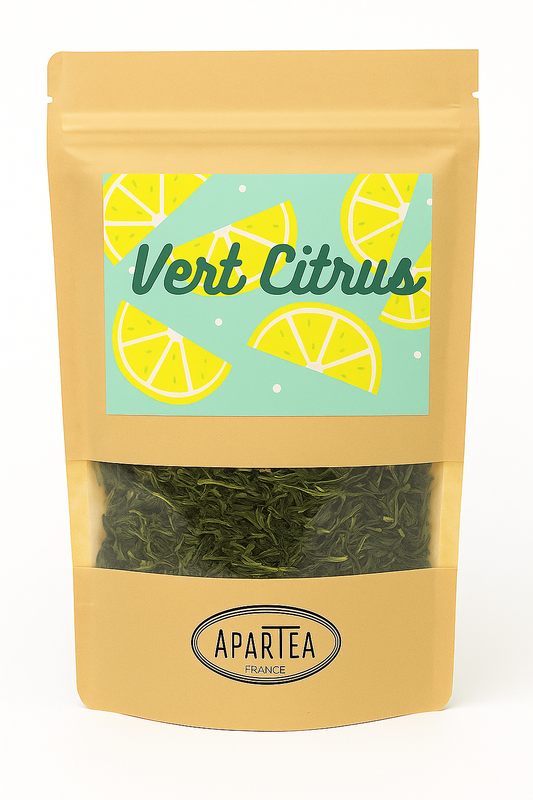 Vert citrus - thé vert au citron